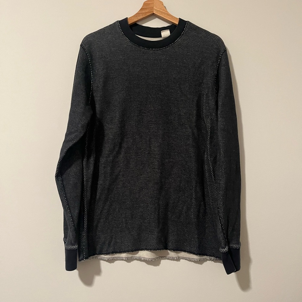Levi's Men's Charcoal Long Sleeve Tee